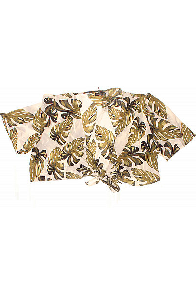 boohoo Dámský letní komplet s listy khaki Velikost 54 | boohoo | obrázek 4