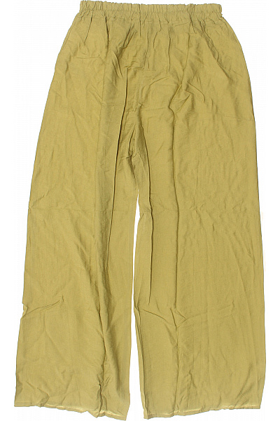 boohoo Dámské volnočasové široké kalhoty khaki Vel. 46 | boohoo | obrázek 3