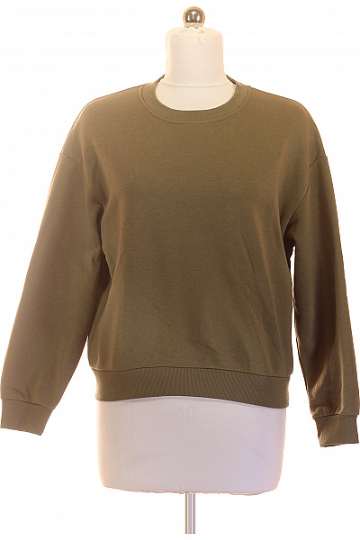 Dámská khaki mikina crewneck bez potisku Vel. 38 | Unimoda | obrázek 2