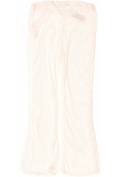 boohoo Dámské pletené plážové kalhoty volné bílé Vel. EU 42 | boohoo | obrázek 3