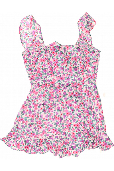 boohoo růžové květované šaty bez rukávů | boohoo | obrázek 3