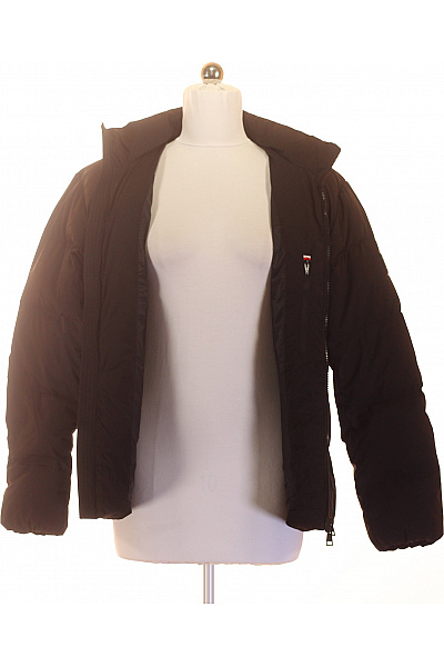 TOMMY HILFIGER Dámská hnědá prošívaná zimní bunda puffer Velikost M | TOMMY HILFIGER | obrázek 3