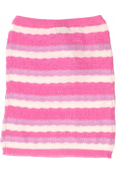 boohoo Dámská pruhovaná mini sukně s mašlí růžová Vel. L | boohoo | obrázek 3