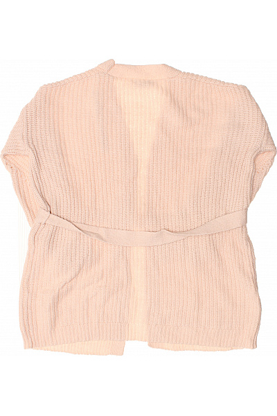 Béžový pletený kardigan s páskem zavinovací Vel. 36 | Unimoda | obrázek 2