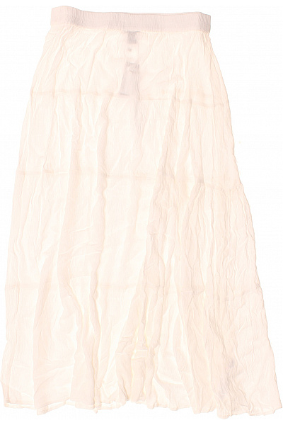 boohoo Bílá maxi sukně s gumou v pase Velikost 44 | boohoo | obrázek 2