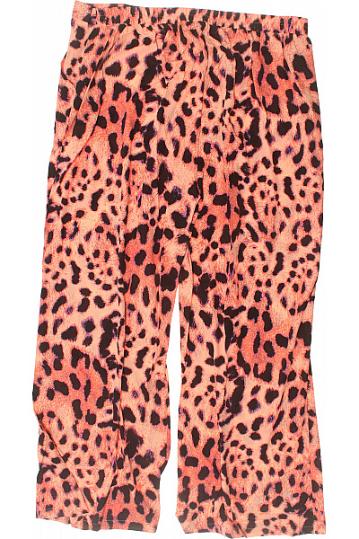 boohoo Dámské kalhoty s potiskem zvířecí vzor široké volnočasové Vel. 56 | boohoo | obrázek 3