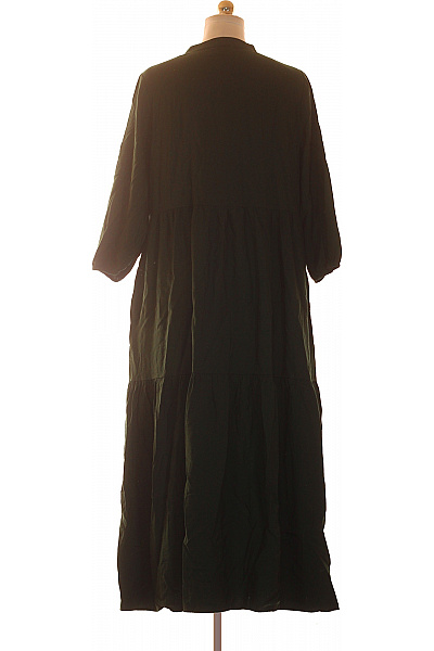 Phase Eight Dámské khaki maxi šaty s dlouhým rukávem volné Vel. L | Phase Eight | obrázek 2