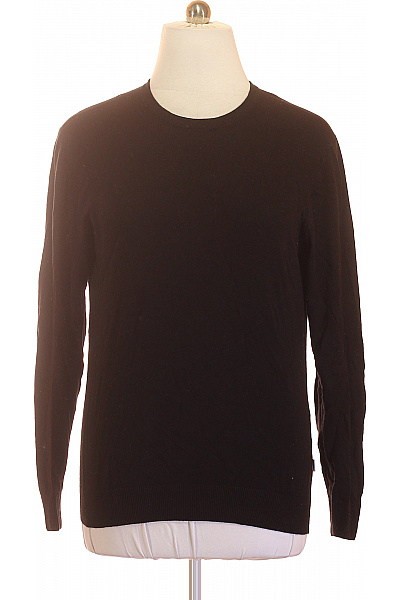 JACK & JONES Pánský bavlněný pulovr černý basic Vel. l | JACK & JONES | obrázek 2