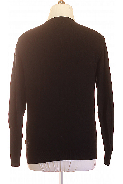 JACK & JONES Pánský bavlněný pulovr černý basic Vel. l | JACK & JONES | obrázek 3