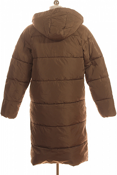 ONLY Dámská dlouhá prošívaná zimní bunda s kapucí khaki Vel. xs | ONLY | obrázek 2