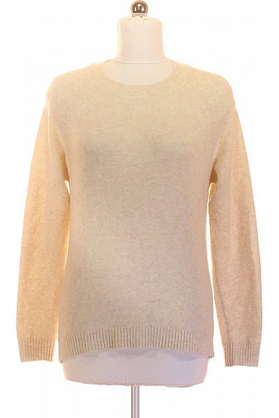 VERO MODA Béžový Pletený Dámský Pulovr Basic Vel. M