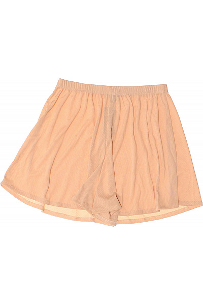 boohoo Dámské oranžové sukňové kraťasy s gumou v pase Vel. 40 | boohoo | obrázek 2