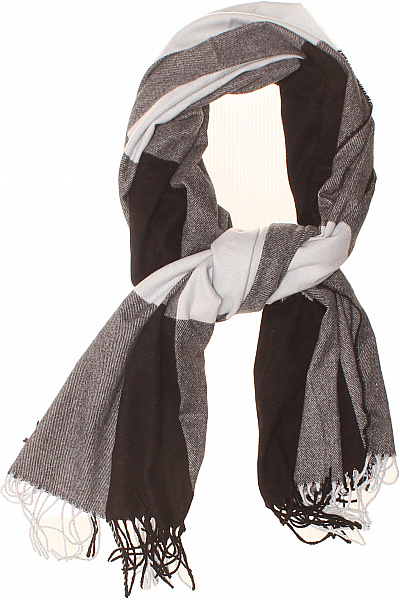 Černobílá kostkovaná šála | Unimoda | obrázek 2