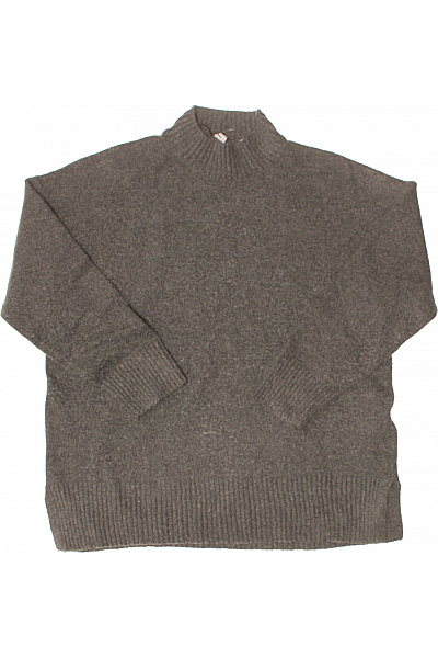 ONLY Hnědý Dámský Pletený Pulovr Se Stojáčkem Oversized Vel. M