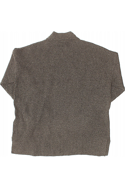 ONLY Hnědý dámský pletený pulovr se stojáčkem oversized Vel. m | ONLY | obrázek 2