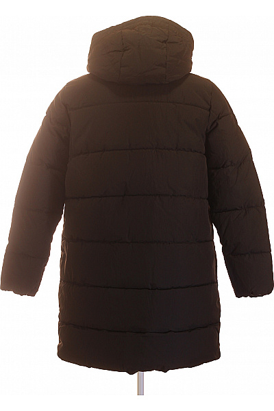 ONLY Černá zimní dlouhá prošívaná bunda s kapucí Vel. xl | ONLY | obrázek 3