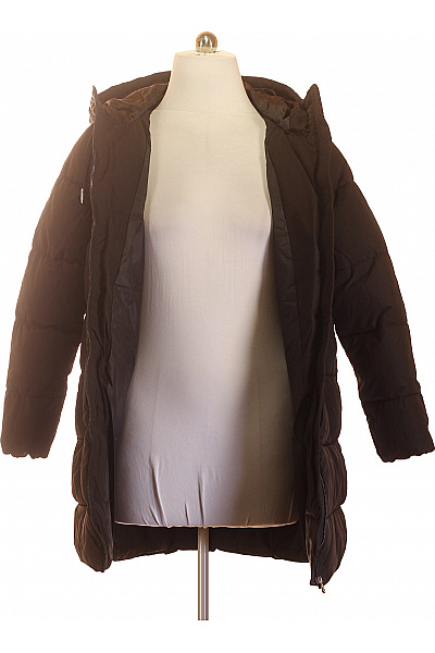 ONLY Černá zimní dlouhá prošívaná bunda s kapucí Vel. xl | ONLY | obrázek 4