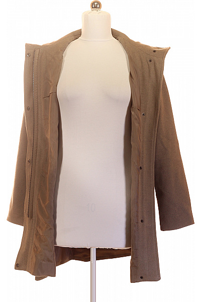 VERO MODA Dámský khaki kabát s páskem a vysokým límcem Vel. m | VERO MODA | obrázek 3