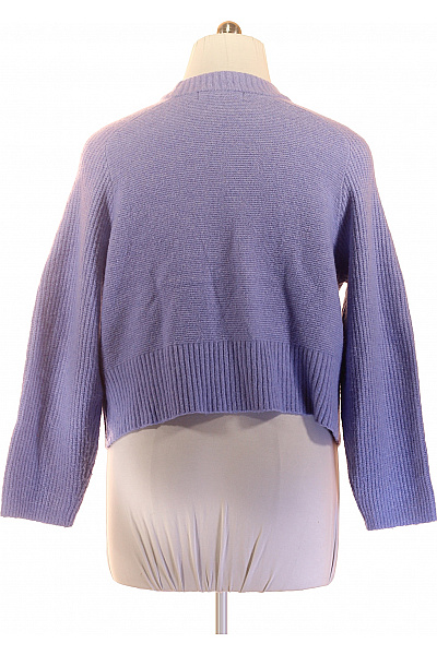 VERO MODA Fialový dámský crop pulovr žebrovaný Velikost l | VERO MODA | obrázek 2
