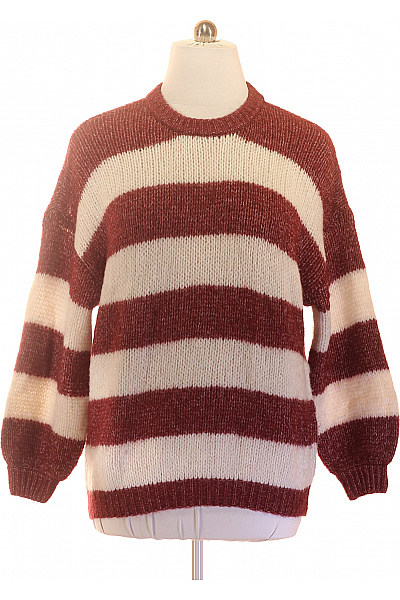 Dámský pruhovaný pulovr oversized Velikost l | Unimoda | obrázek 2
