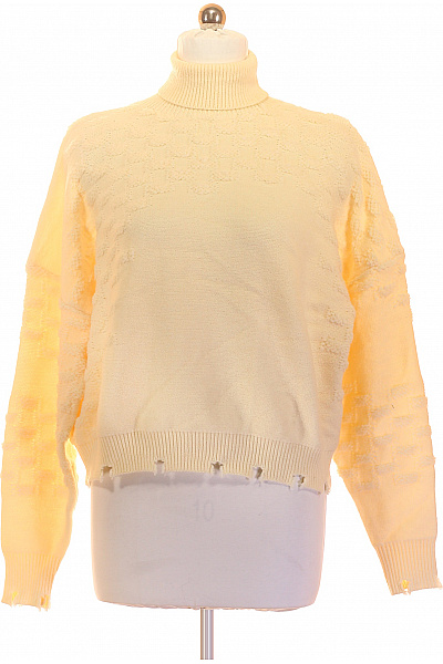 Žlutý pletený rolák oversized Vel. m/l | Unimoda | obrázek 2