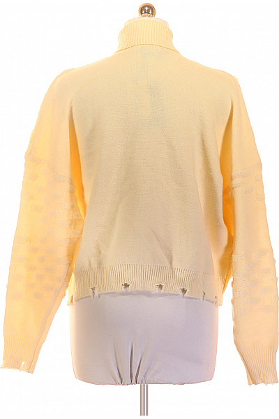 Žlutý pletený rolák oversized Vel. m/l | Unimoda | obrázek 3