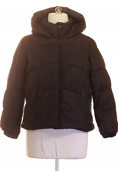 VERO MODA Černá Prošívaná Zimní Bunda S Kapucí Vel. Xl