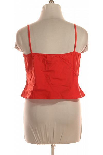 boohoo Červený dámský crop top bez rukávů Vel. EU 56 | boohoo | obrázek 3