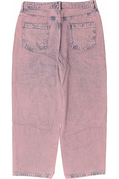 boohoo Dámské růžové džíny volné seprané Vel. 44 | boohoo | obrázek 2