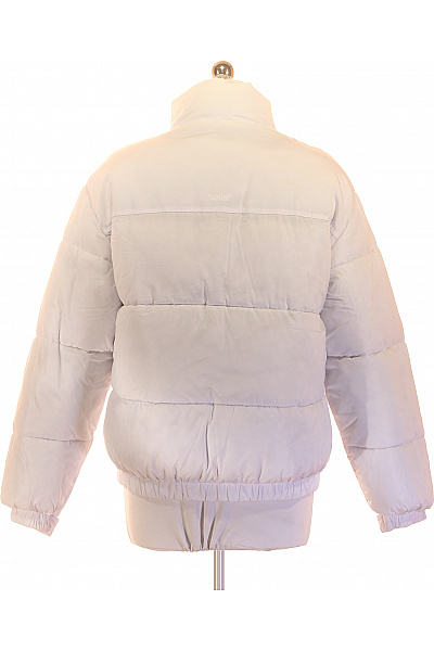 Bershka Bílá dámská prošívaná puffer bunda do pasu Vel. m | Bershka | obrázek 2
