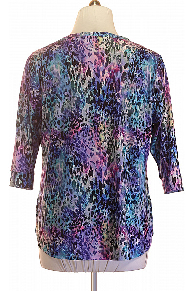 COUTURE LINE Dámská barevná halenka s potiskem a 3/4 rukávem Vel. 48 | COUTURE LINE | obrázek 3