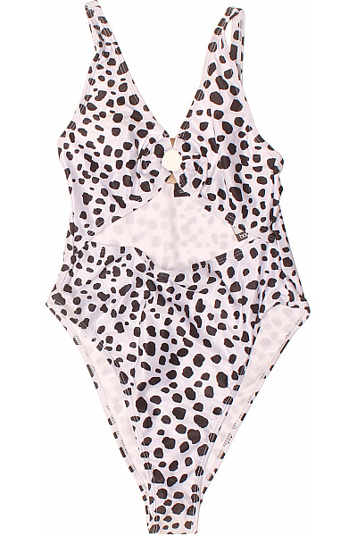 boohoo dámské jednodílné plavky s průstřihy černobílé zvířecí vzor Velikost 34 | boohoo | obrázek 2