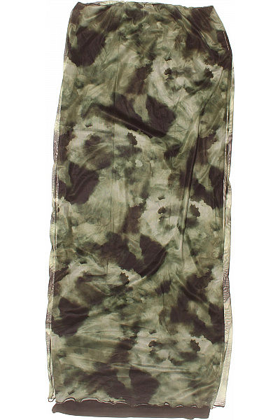 boohoo Khaki batikovaná dlouhá sukně Vel. 44 | boohoo | obrázek 3