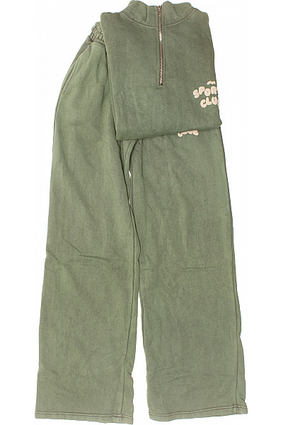 boohoo Dámský khaki oversized komplet se zipem | boohoo | obrázek 2