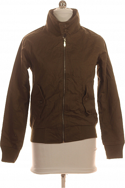 Dámská bavlněná bunda bomber khaki se zipem Vel. XS | Unimoda | obrázek 2