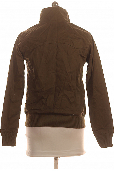 Dámská bavlněná bunda bomber khaki se zipem Vel. XS | Unimoda | obrázek 3