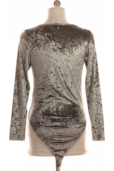 Dámské body s dlouhým rukávem sametové šedé Velikost 36 | Unimoda | obrázek 3