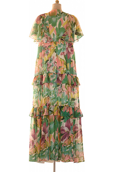 boohoo Barevné květované maxi šaty zavinovací boho letní Velikost EU 44 | boohoo | obrázek 3