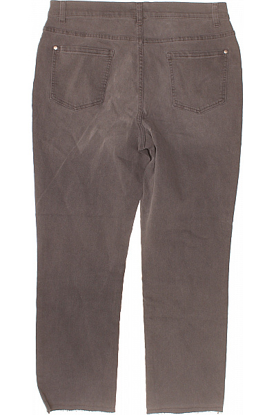 fiora blue Dámské khaki džíny s vysokým pasem na knoflíky Vel. 44 | fiora blue | obrázek 2
