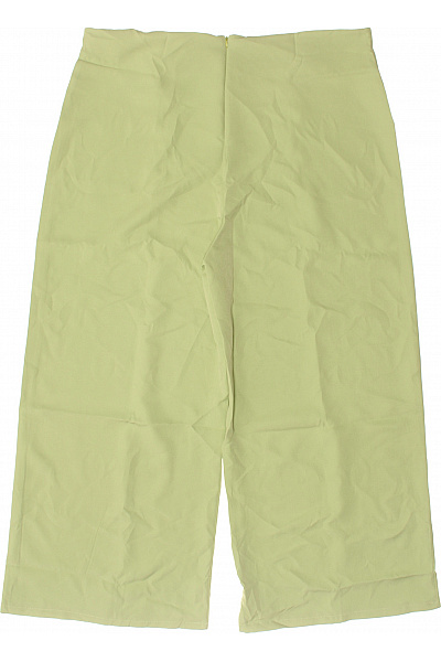 boohoo Dámské khaki letní kalhoty s širokými nohavicemi Vel. 54 | boohoo | obrázek 3