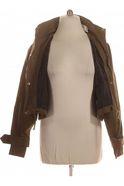 boohoo Dámská khaki vojenská bunda krátká | boohoo | obrázek 4