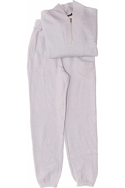 boohoo Dámský oversized domácí komplet se zipem šedý Velikost S | boohoo | obrázek 2