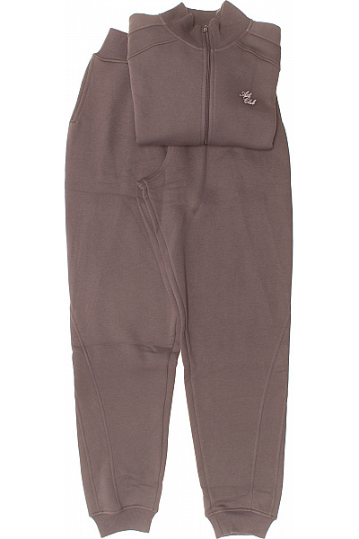 Boohoo Dámský Bavlněný Komplet Oversized Volný Hnědý Velikost S