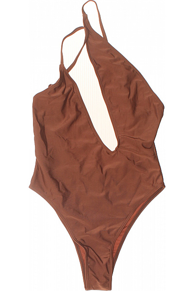 boohoo Hnědé jednodílné plavky s průstřihy sexy Velikost 36 | boohoo | obrázek 2