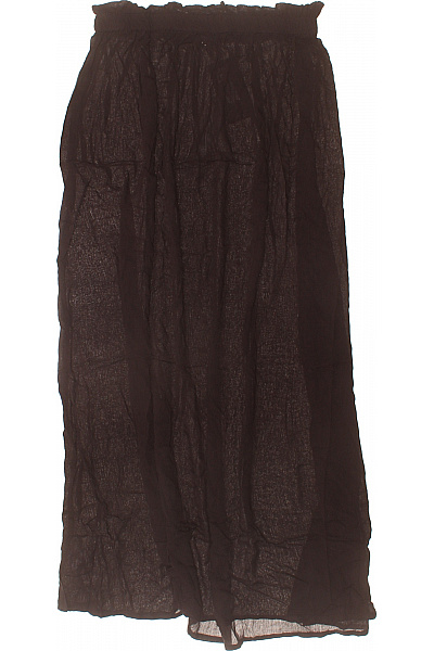 boohoo Hnědá dlouhá maxi sukně s pružným pasem Vel. 42 | boohoo | obrázek 3