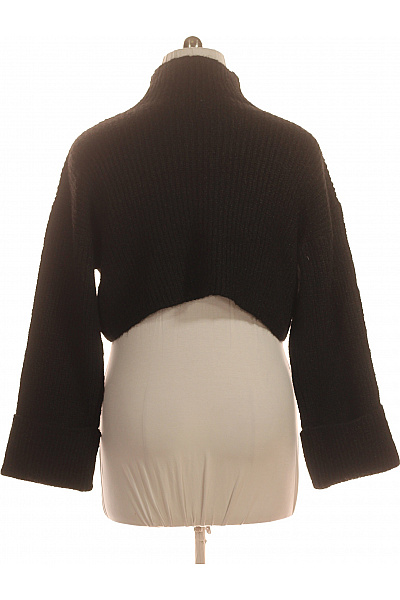 boohoo Černý crop pletený rolák Velikost 48 | boohoo | obrázek 3