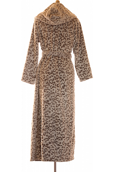 boohoo Dámský župan s kapucí leopardí vzor měkký | boohoo | obrázek 3