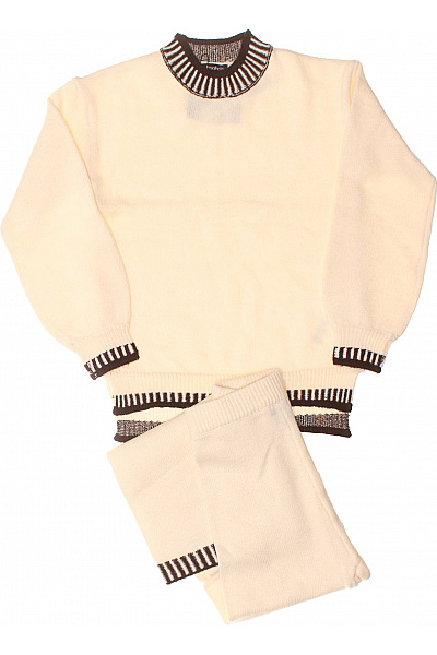 Boohoo Béžový Pletený Komplet Oversized Střihu