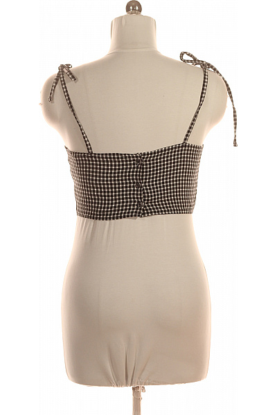 boohoo dámské kostkované tílko crop top bez rukávů Velikost EU 38 | boohoo | obrázek 3