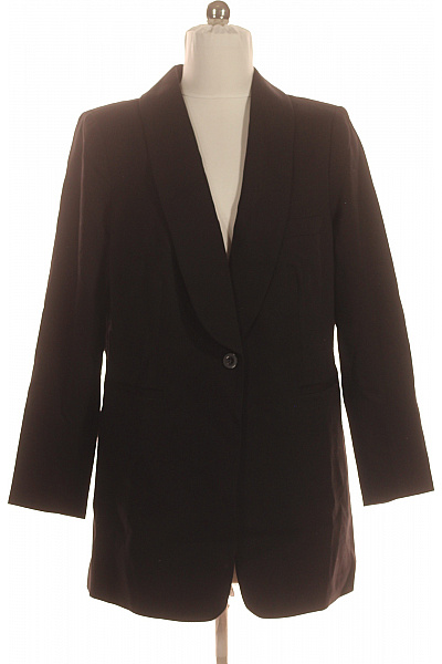 curvy me Černé elegantní business blejzr s jedním knoflíkem Vel. 44 | curvy me | obrázek 2